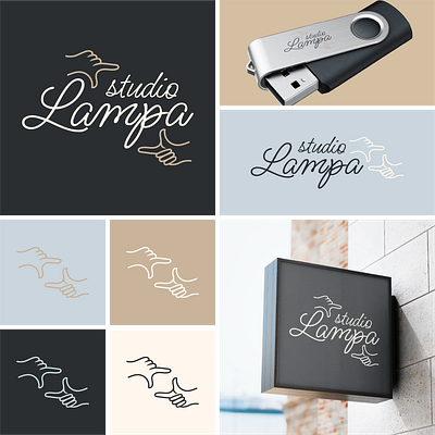 Studio Lampa Logo branding design graphic design logo typography vector