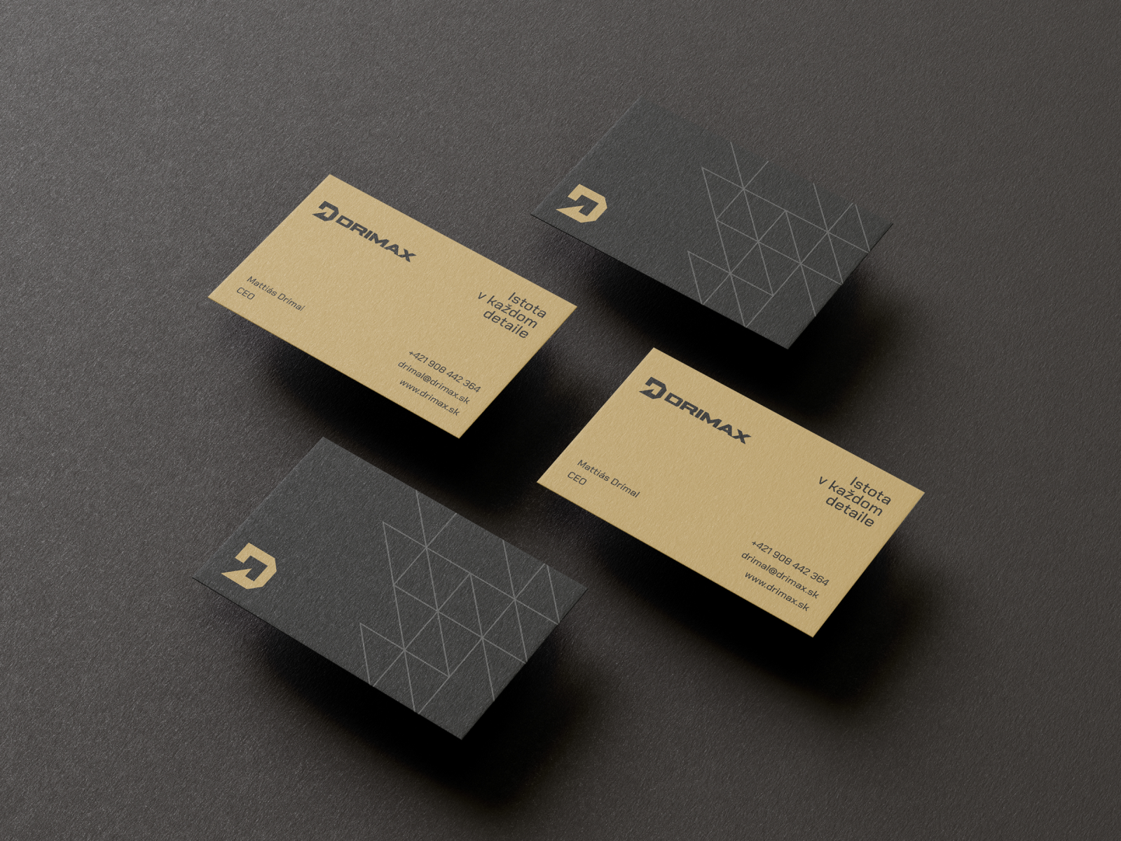 Drimax business cards