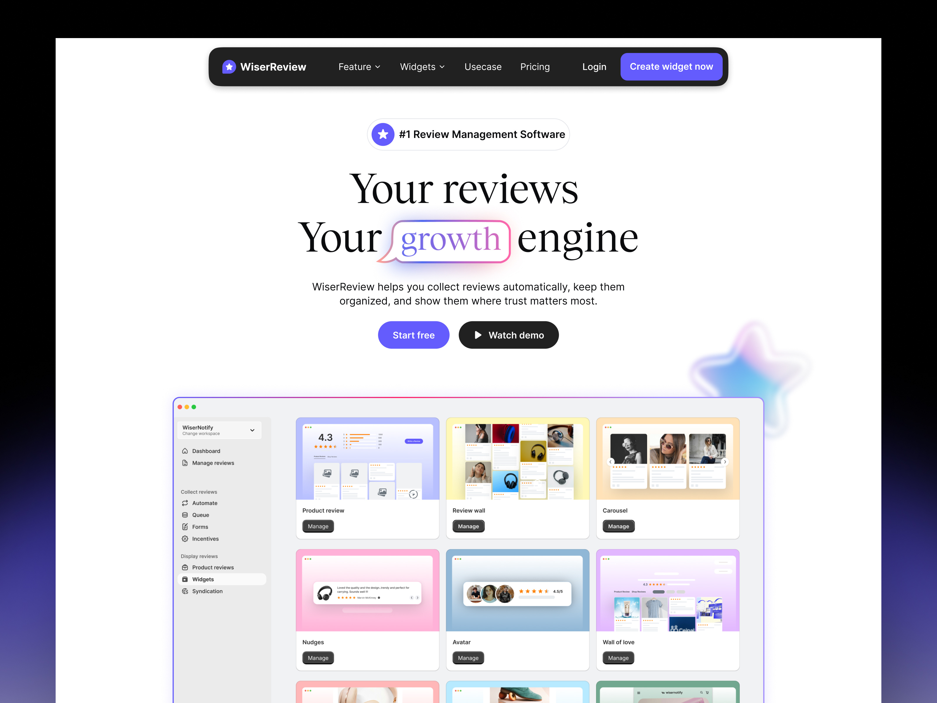 Example of Ai Landing Page Design