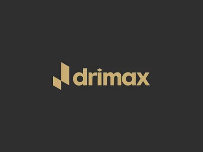 Drimax logo rejected building construction craftman d drimax grid isometric logo minimal precise rejected