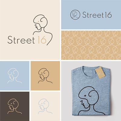 Street 16 Logo branding design graphic design illustration logo typography vector