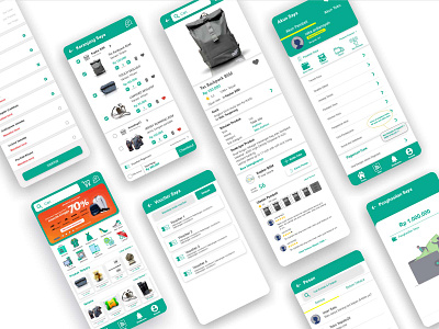 Pegemart Mobile Apps UI app application branding ecommerce flat graphic design minimal mobile paylatter product ui user interface ux