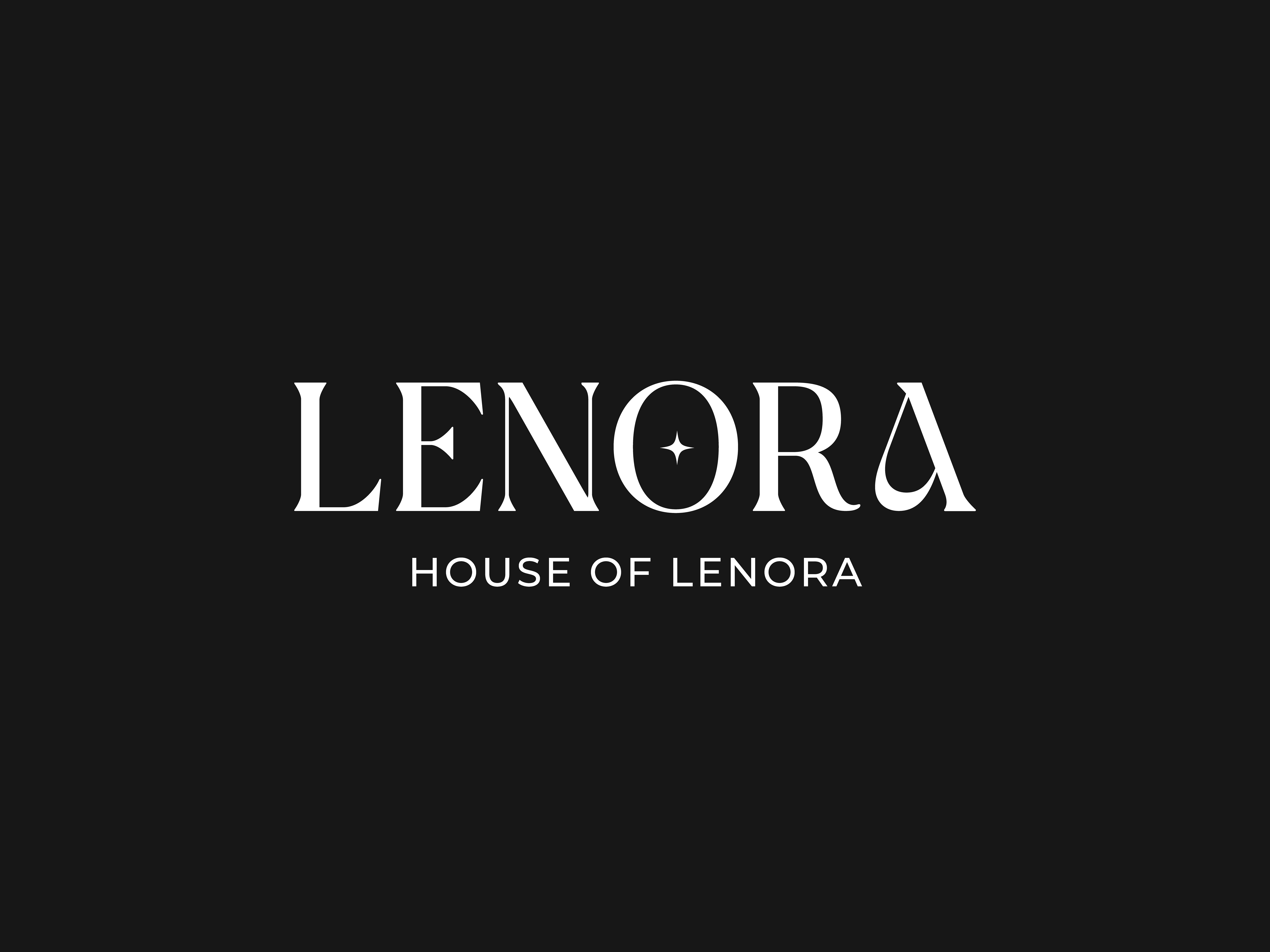 LENORA - Fashion Brand Identity branding fashion logo graphic design house of lenora lenora logo minimalist logo mode logo premium logo visual identity