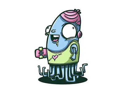 bot 294 bot brandingillustration cartoonstyle character charactercollection characterdesign characterseries collectibleart colorfuldesign digitalillustration illustration mascotdesign originalcharacters popart robot series stickerpack toyinspired vectorart worldbuilding
