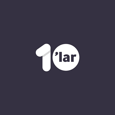 10'lar branding design logo