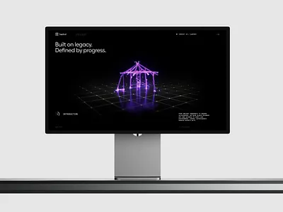Building a digital universe for Hedral 3d branding design illustration logo motion graphics ux