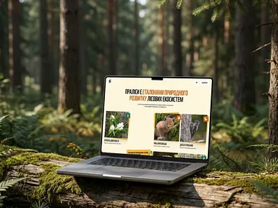 Environmental Storytelling Web Experience ✸ WWF Ukraine climate awareness digital experience educational platform homepage illustration immersive experience interactive website landing page motion design nonprofit design storytelling sustainability ui design ux design visual storytelling web design