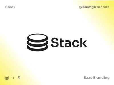 Stack - Decentralized Finance Logo Design branding crypto custom logo data decentralized finance defi finance financial technology fintech icon illustration logo modern logo operating system queue saas stack stack logo tech web3