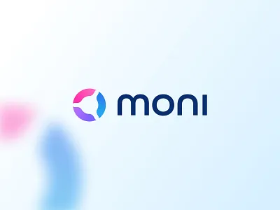 Main Logo — Moni Fintech Company abstract brand identity branding circle circular design digital finance financial fintech graphic design logo logo design minimalist modern motion saas startup tech technology