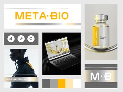 Wellness Branding & Supplement Packaging Design MetaBio 3d animation branding design emblem graphic design health illustration label logo motion graphics packaging packaging design supplement suuplements ui wellness wellness brand identity wellness branding wellness packaging