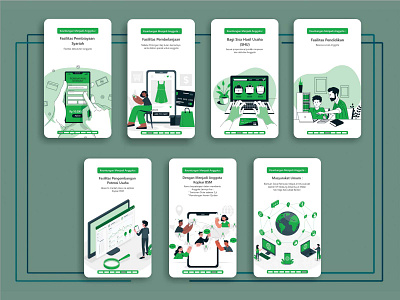 Onboarding App Pegemart app design graphic design illustration mobile mobile app onboarding splash screen ui ux