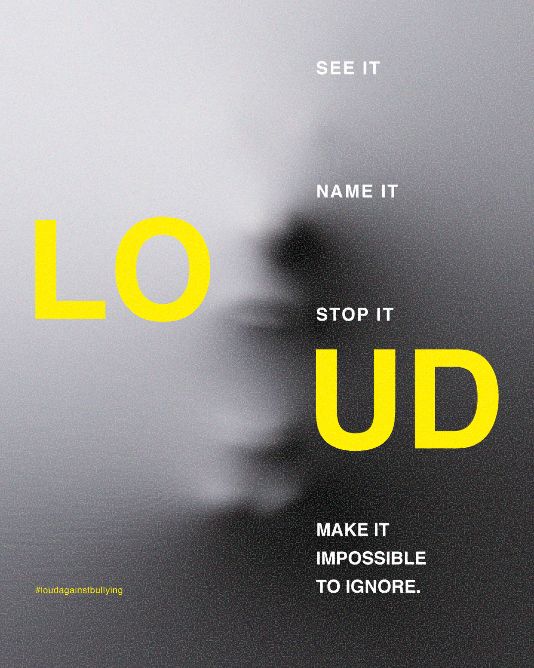Bullying prevention poster graphic design layout design poster campaign poster design stopbullying
