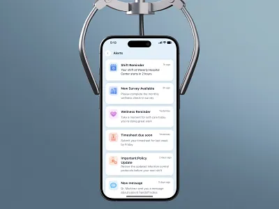 Mobile App Design | Healthcare App Patient Care App | Alerts App alerts app app clinical workflow healthcare app design healthcare dashboard healthcare ux healthtech iosapp medical app design mobile app design mobile app redesign mobile ui nurse app patient care app patient management reminder app telemedicine app ui wellness app wound tracking app