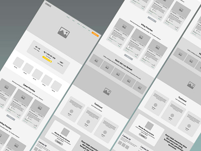 Wireframe Web Laznas Donation branding company design donation graphic design infaq ui ux wakaf web website wireframe zakat