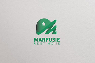 Marfusie Rent Home Logo branding design graphic design illustration logo typography vector