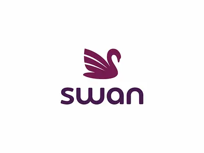 Swan logo design animal animal logo bird branding design logo swan