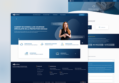 Euroditas - Experts In Social Protection company design experts figma graphic design homepage illustration mockup overhaul redesign social protection ui ux vector website