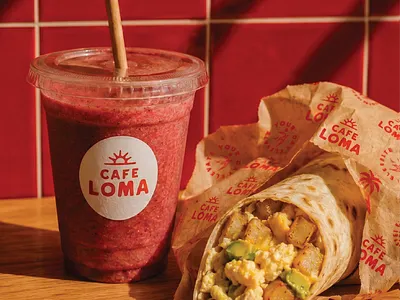 Cafe Loma Branding beverage branding cali vibe cpg food identity logo packaging