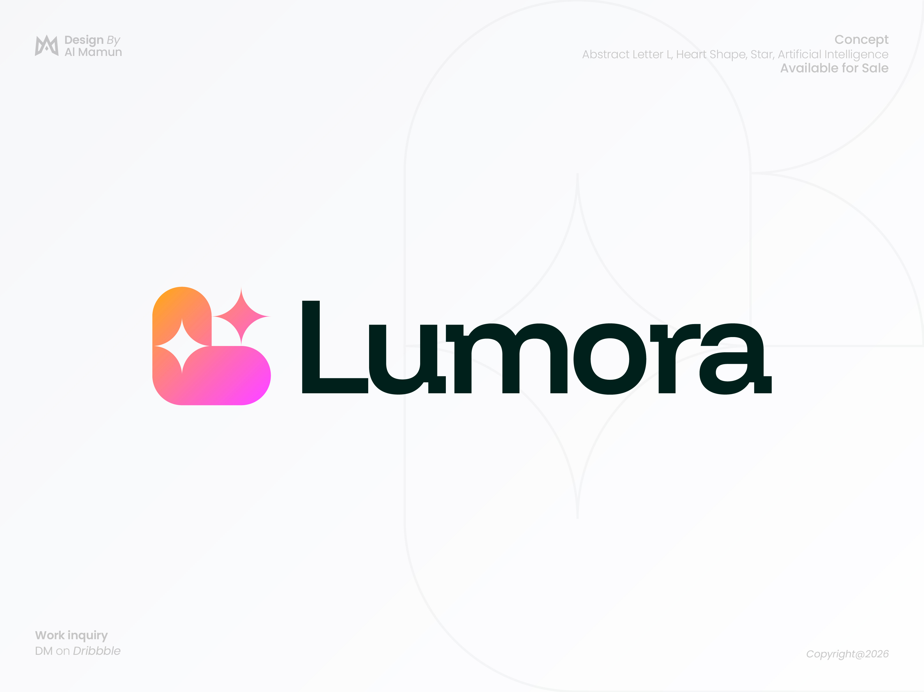 Modern Letter L, Heart Shape, Star, Artificial Intelligence Logo abstract logo ai logo artificial intelligence branding brand identity creative logo design futuristic logo geometric logo gradient logo letter l logo logo design luxury tech branding minimal logo modern brand identity modern monogram monogram logo saas branding startup branding tech logo visual identity