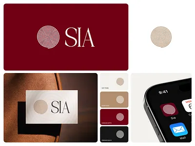 Brand Identity for SIA - A wellness brand 3d animation best logo brand identity branding graphic design logo logo branding logo design 2026 minimal logo mobile mockups mockups mockups design motion graphics nostalgic logo ui wellness logo