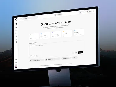 EXEA — AI Assistant Dashboard UI Design for Modern Productivity aiapp aiassistant aidashboard aiui artificialintelligence chatbotui cleanui dashboardui designinspiration figma interface minimalui moderndashboard productdesign saasdesign saasui uidesign uxdesign webappdesign webdesign