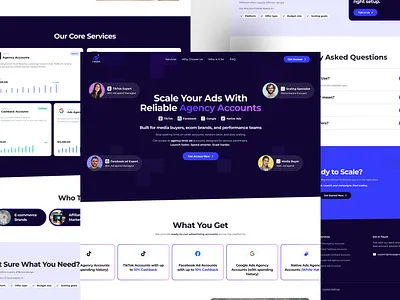 Naza Marketing Agency branding logo ui
