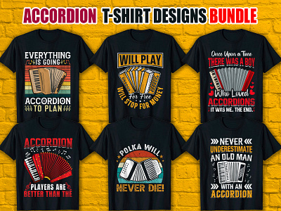 ACCORDION T-Shirt Design Bundle branding creative custom shirt design design graphic design how to design a shirt how to design a t shirt how to design a tshirt how to make tshirt design illustration illustrator tshirt design logo merch by amazon merch design print on demand t shirt design t shirt design free t shirt design ideas t shirt design software vector