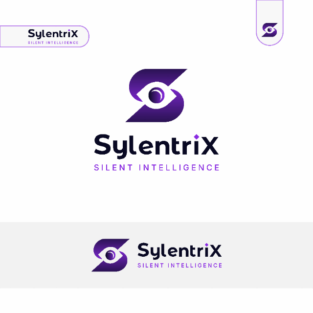 Logo & Visual Brand Identity for "Sylentrix" brand identity branding graphic design logo logo designer technology logo