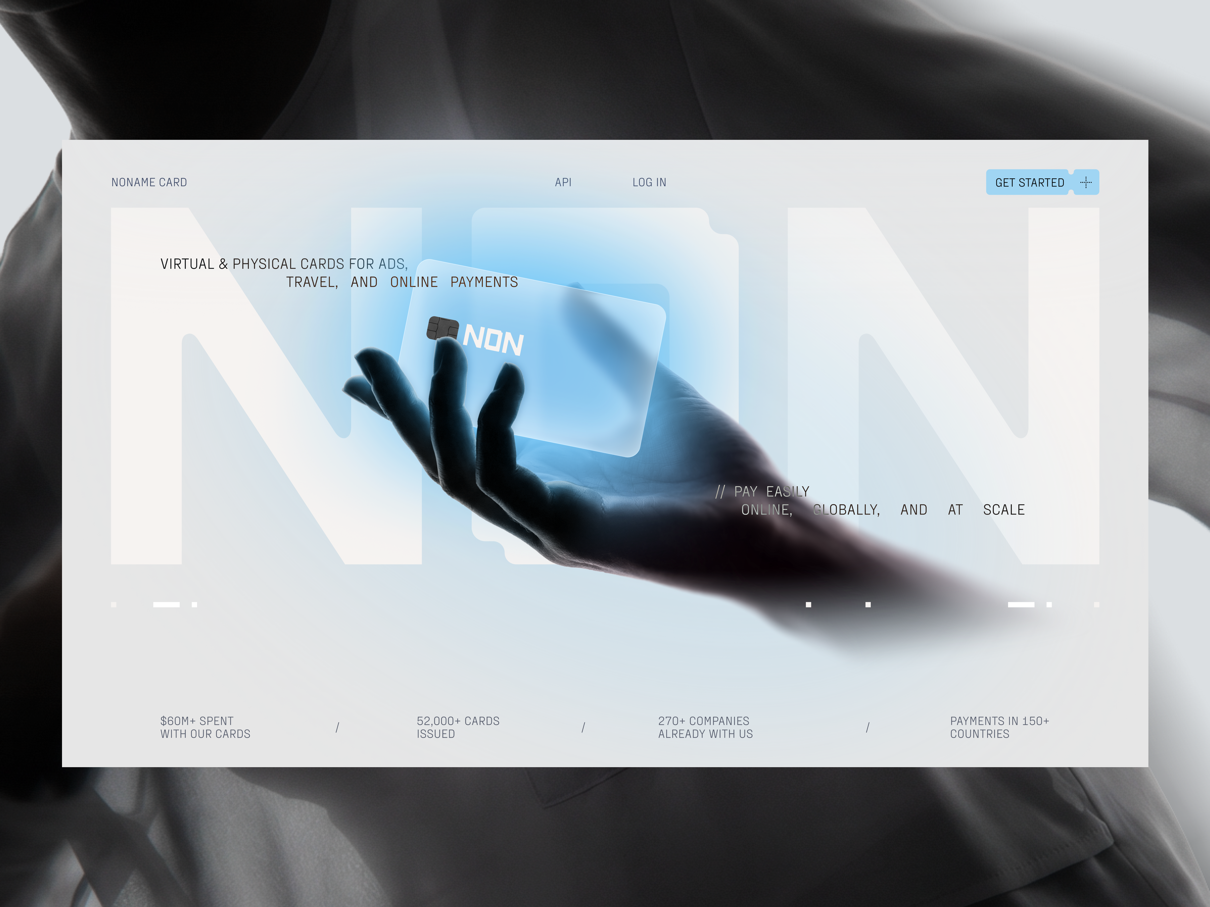 NON Website app art direction banking branding development fintech illustration landing page motion graphics neobank startup ui ux web webflow