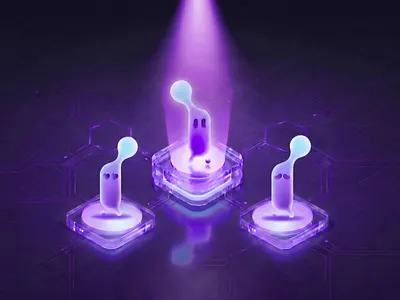 Signalsync — 3D Mascot & Character Design System 3d illustration abstract character branding cartoon character character design character illustration creative agency digital art futuristic design gradient design illustration design mascot mascot design modern illustration motion design product mascot rhinograph soft 3d startup branding visual identity