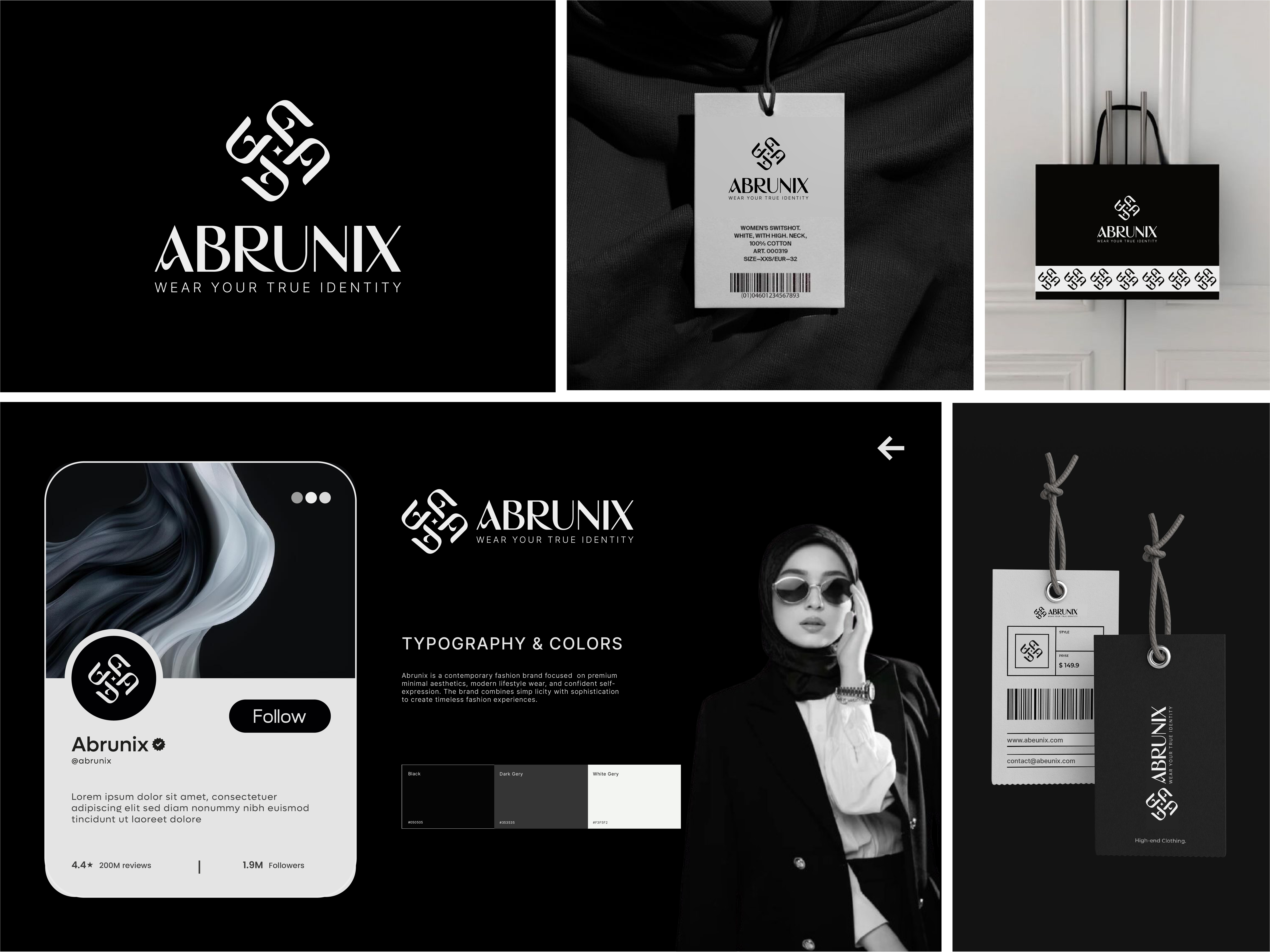 Logo Design. Fashion & Clothing Brand Logo, Monogram Logo.
