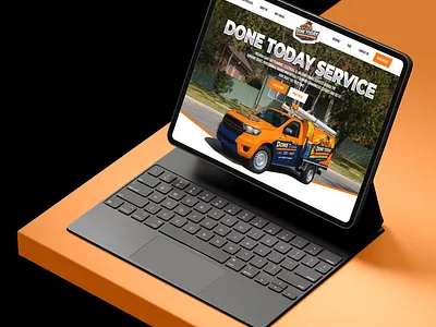 Home Service Website | Plumbing Website Design branding business clean company contractor design done today electric service home service illustration landing page local business site logo minimal modern plumbing plumbing design uiux vector webflow