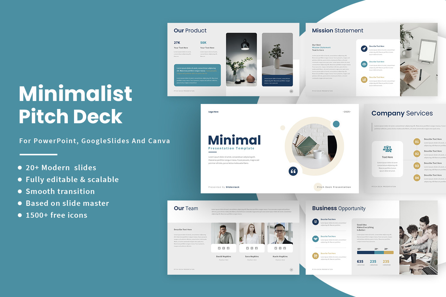 Minimalist Pitch Deck Presentation Template branding business clean corporate creative elegant investor marketing minimal minimalist modern pitchdeck portfolio presentation professional proposal slides startup strategy template