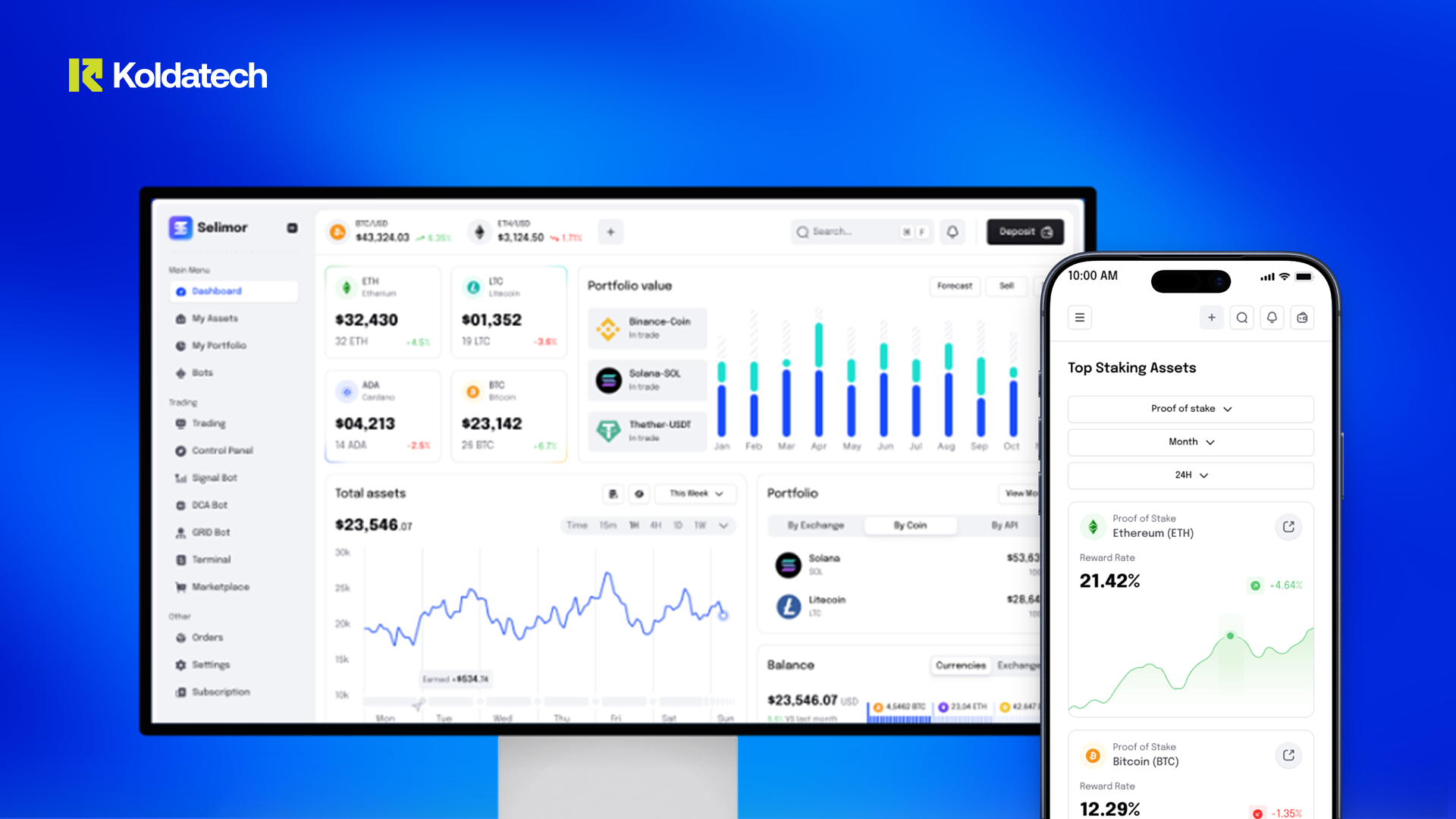 Selimor | AI Trading Web Platform ai design app design brand identity branding design graphic design logo software system design ui visual design web design website