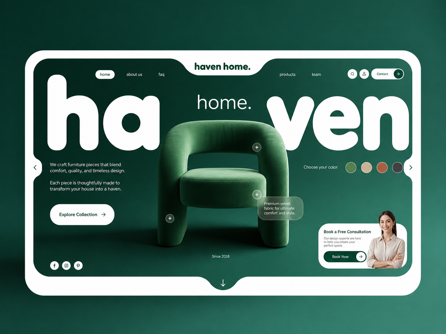 🪑✨ Furniture website isn’t just an online catalog — it’s style aniviox furniture graphic design modern trendy ui ux