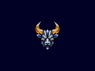 Bull Logo animal beef bennaveed branding bull bull logo farm finance fitness graphic design illustration logo logo design mark natur power security sports strong vector
