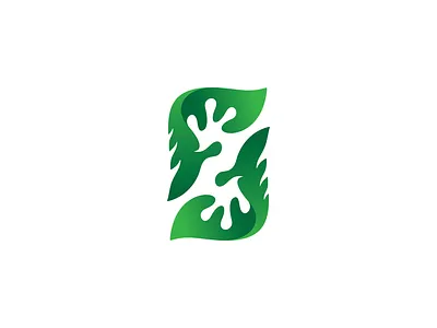 Find Frog Letter FF Logo amphibian animal branding combine design find foot frog frog toes graphic design letter f logo nature negative space vector