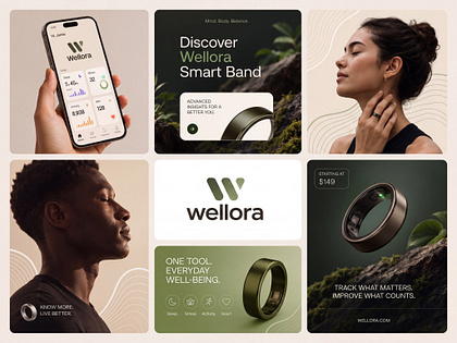 Minimal Wellness Branding Smart Lifestyle Technology