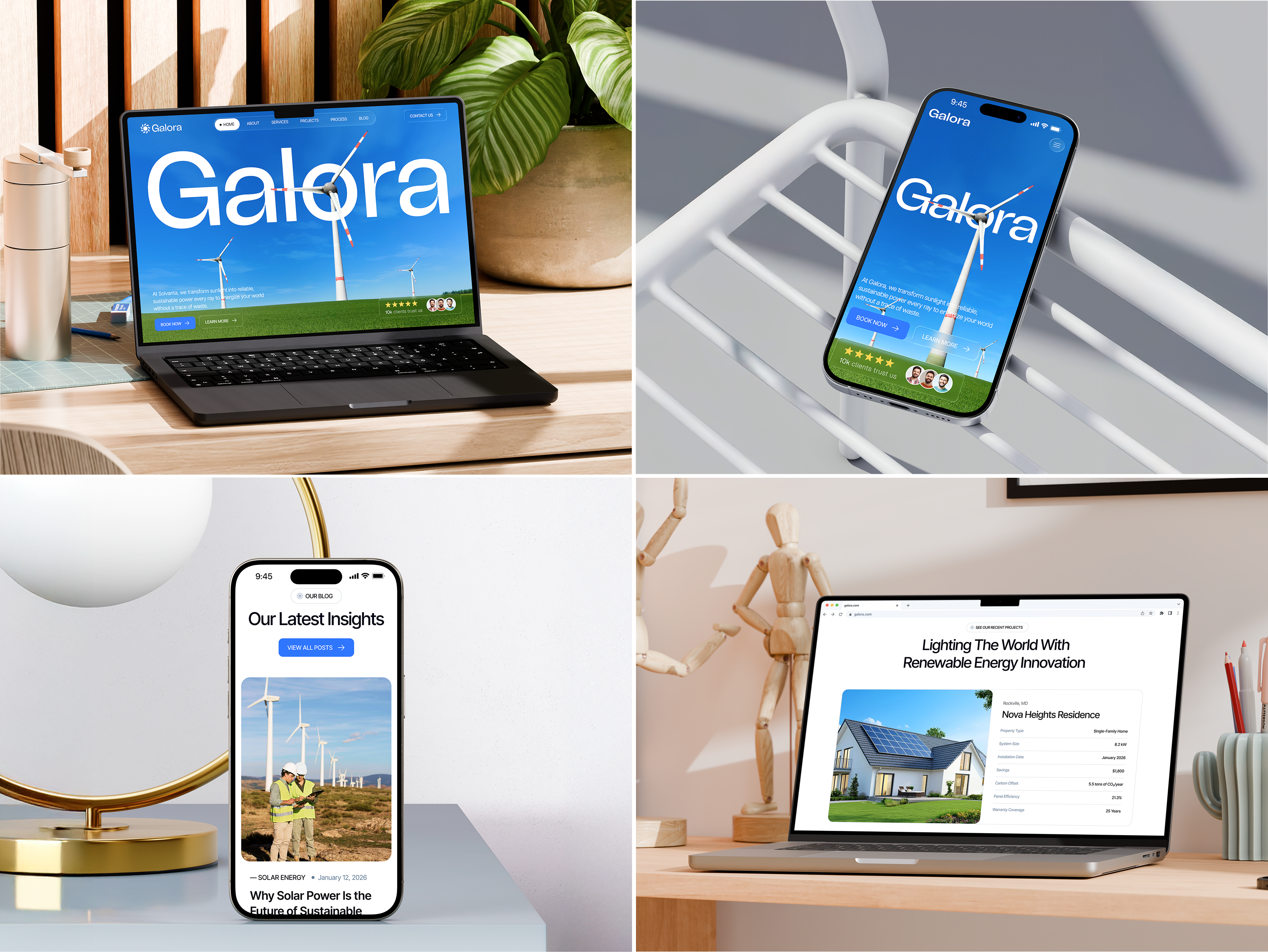 Solar & Renewable Energy Website Design energy company website energy website landing page renewable energy website renewable website solar energy website solar panel website solar website sustainable website ui design ux design web design website design