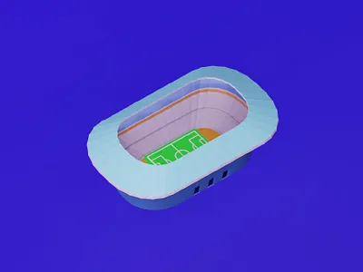 Stadium ⚽🏑 3d art building design football game graphic graphic design ground icon illustration sports stadium