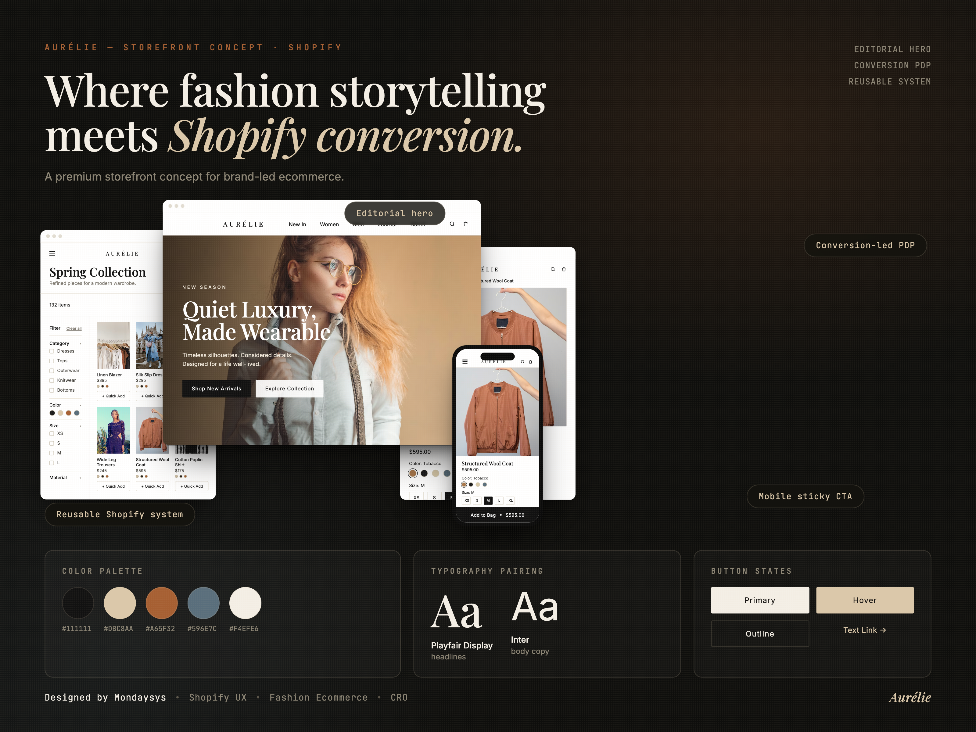 Example of Shopify Store Design & Development