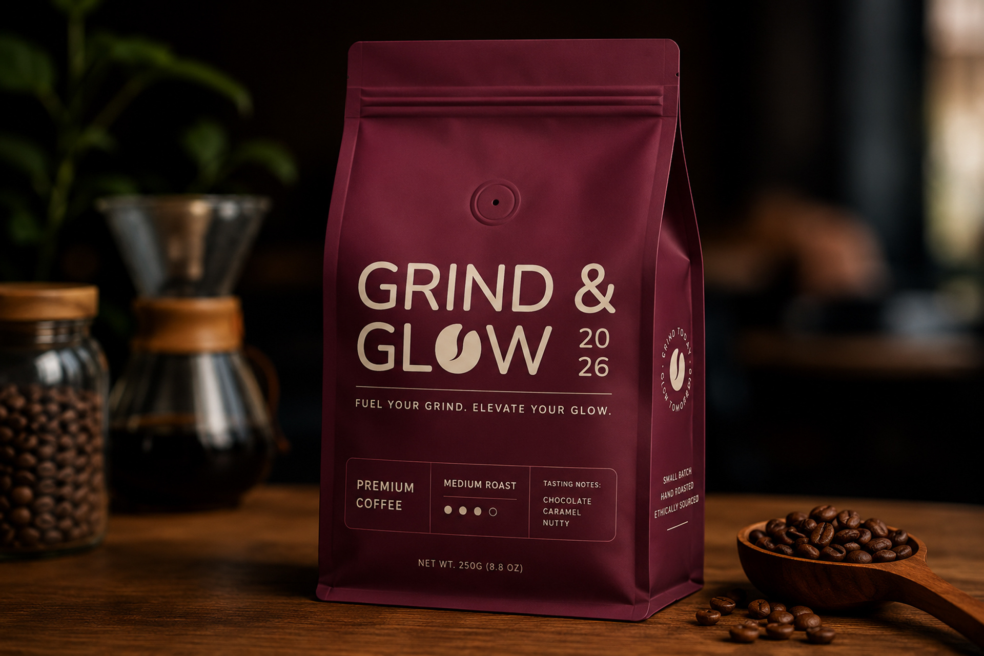 Example of Premium Coffee Café Logo Design Branding