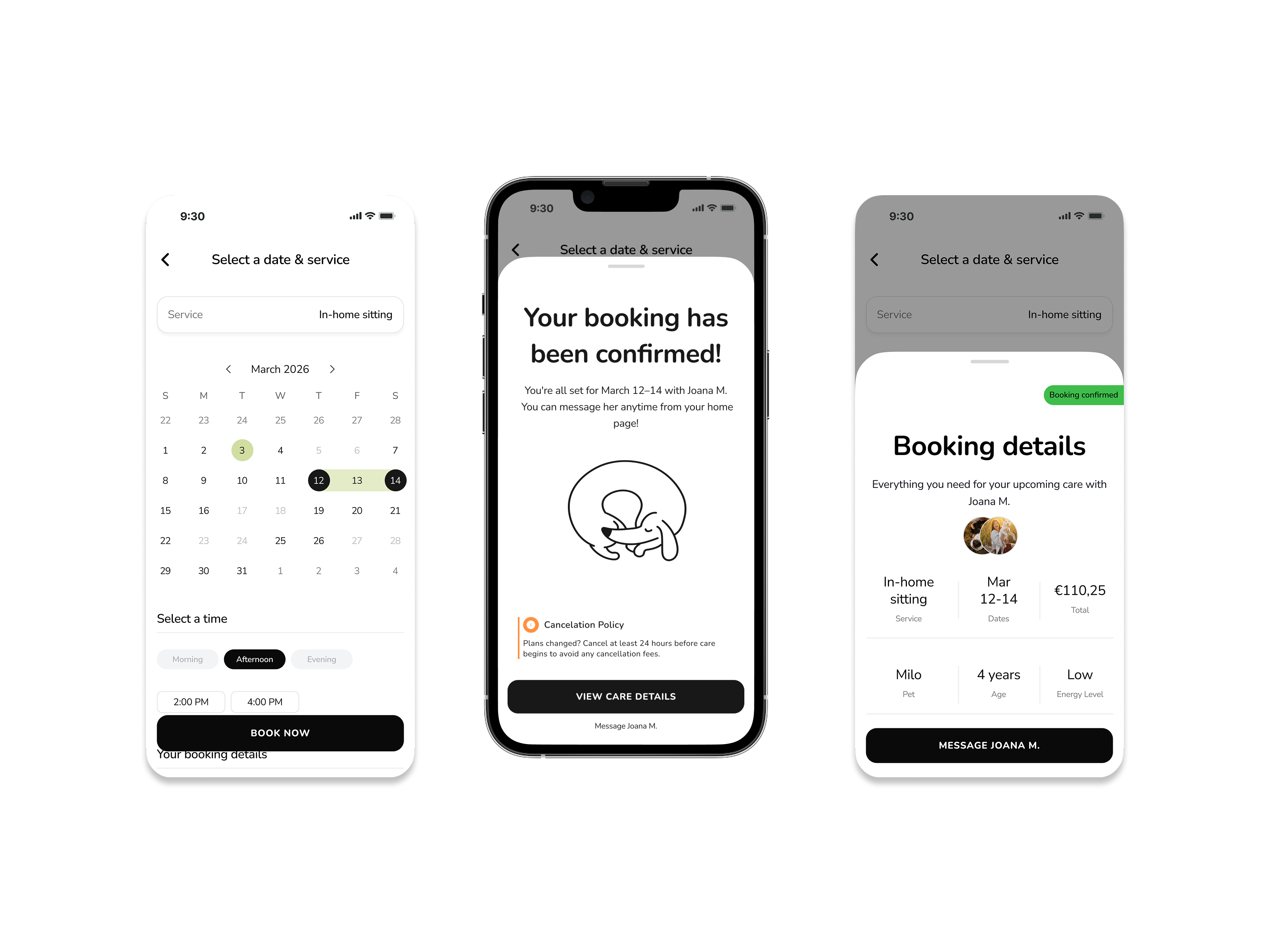 Pawly - From Match to Booking in Three Taps
