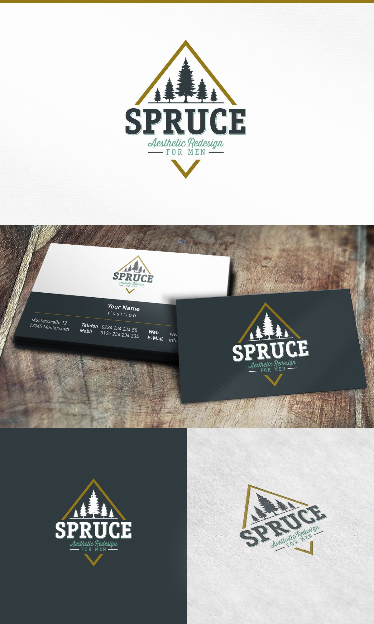 Spruce Logo Design | Modern Nature Brand Identity Inspiration animation brand identity branding creative branding eco branding geometric logo graphic design logo design logo designer minimalist logo modern logo motion graphics nature logo organic branding premium branding tree logo typography logo ui visual identity