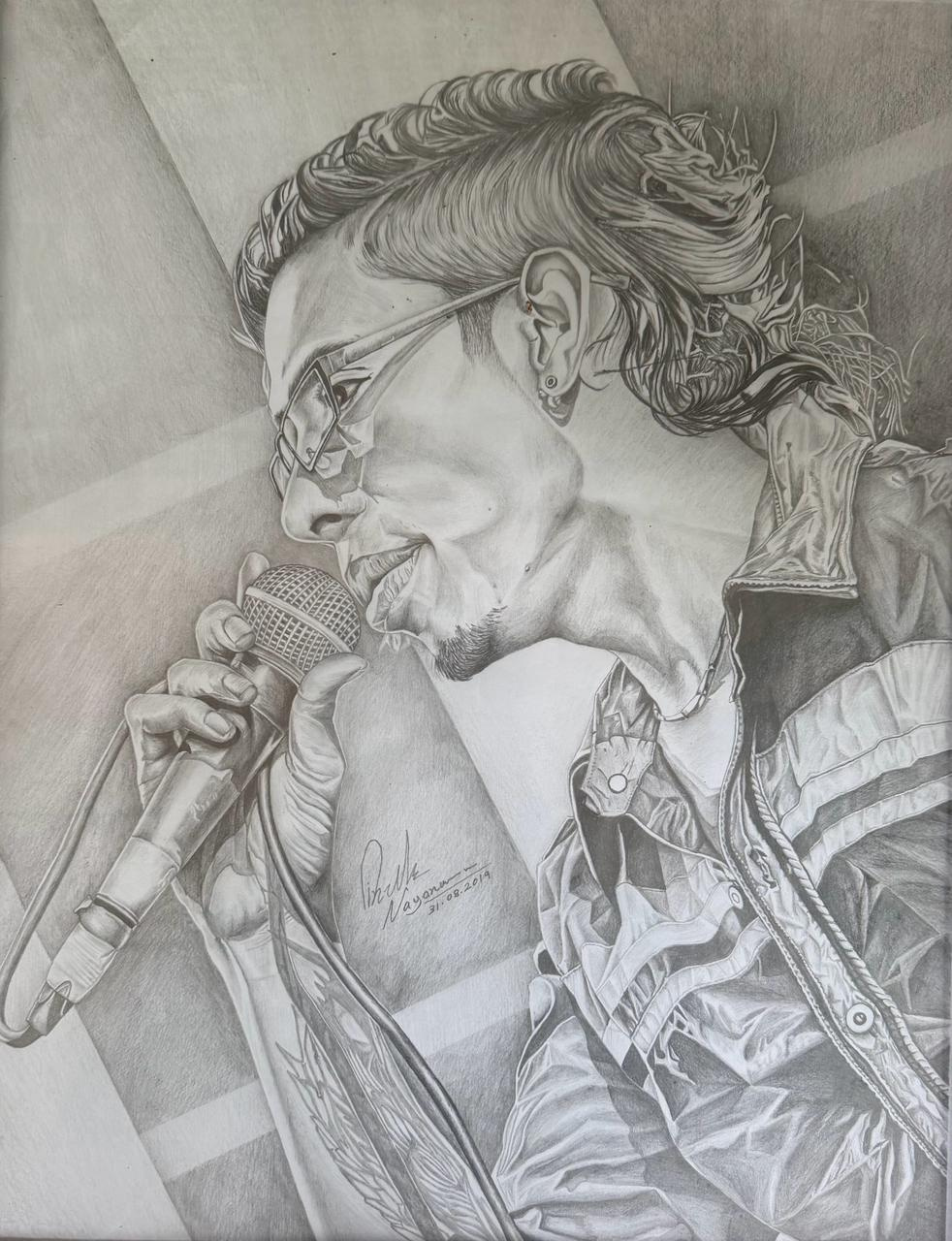 Sri Lankan Singer Chamara Weerasinghe — Portrait Art art artwork chamara weerasinghe creative design drawings graphite pencils pencil drawing pencil sketch portrait art realistic portrait art sri lankan singer