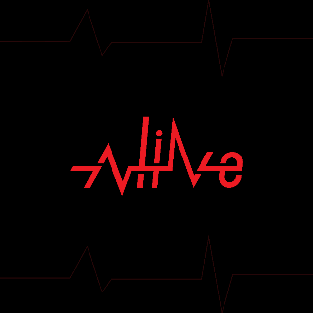 Minimalist Wordmark Logo "Alive" brand identity branding graphic design logo minimalist logo wordmark logo