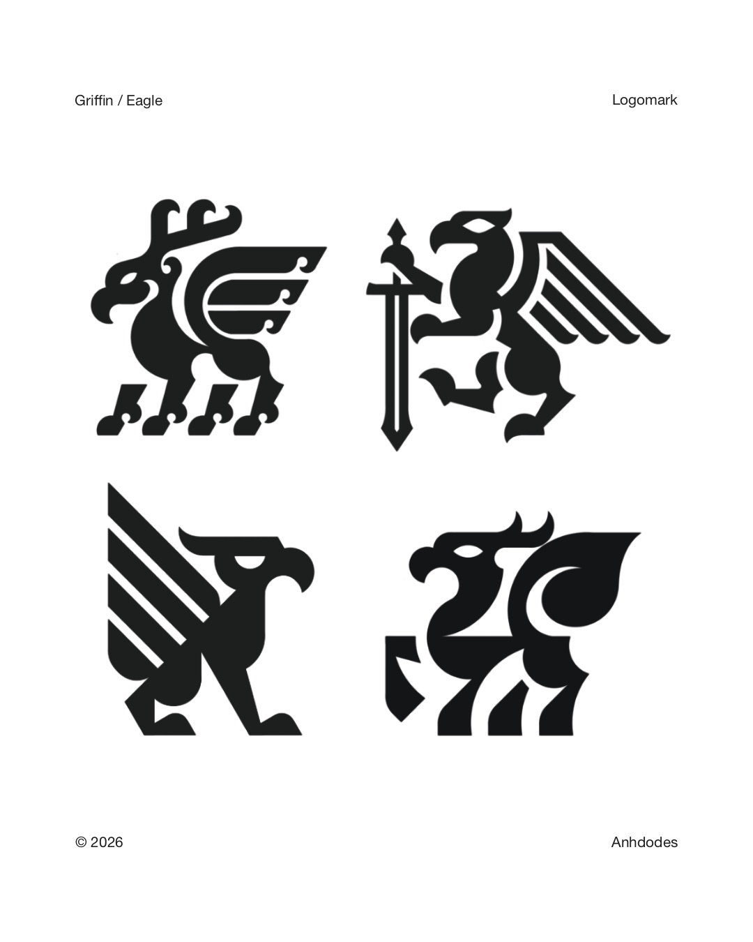 Some Mythical Griffin Logomark Designs
By Anh Do — Logo Designer