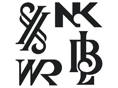 Monogram Typography Logomark Design By Anh Do — Logo Designer anhdodes branding design graphic design lettering lettermark logo logo design logo designer logodesign minimal minimalist logo monogram typography