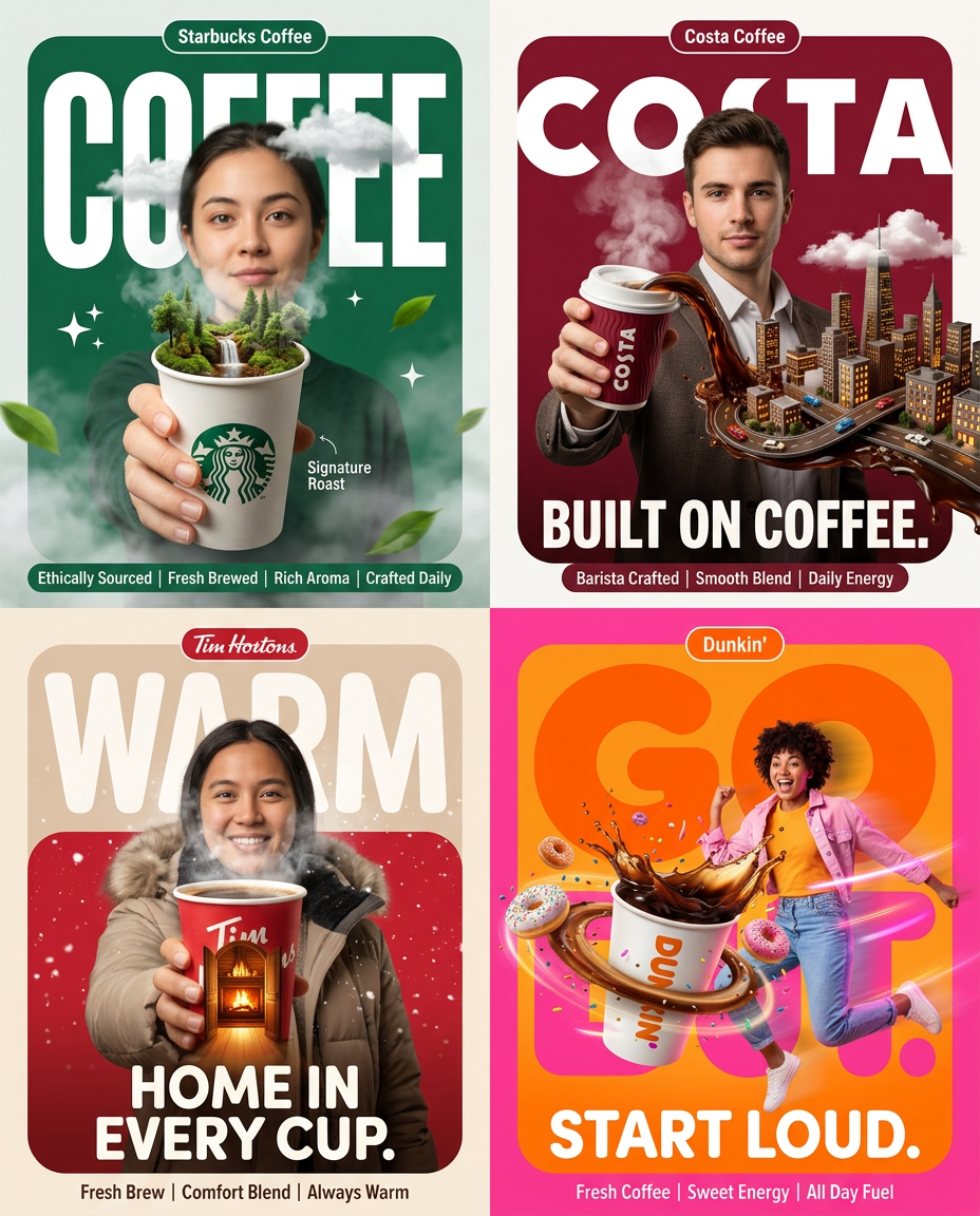 Coffee Poster branding graphic design