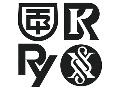 Some Monogram Logomark Designs By Anh Do — Logo Designer anhdodes branding design graphic design illustration lettering lettermark logo logo design logo designer logodesign minimalist logo monogram typography